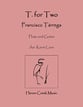 T. for Two Guitar and Fretted sheet music cover